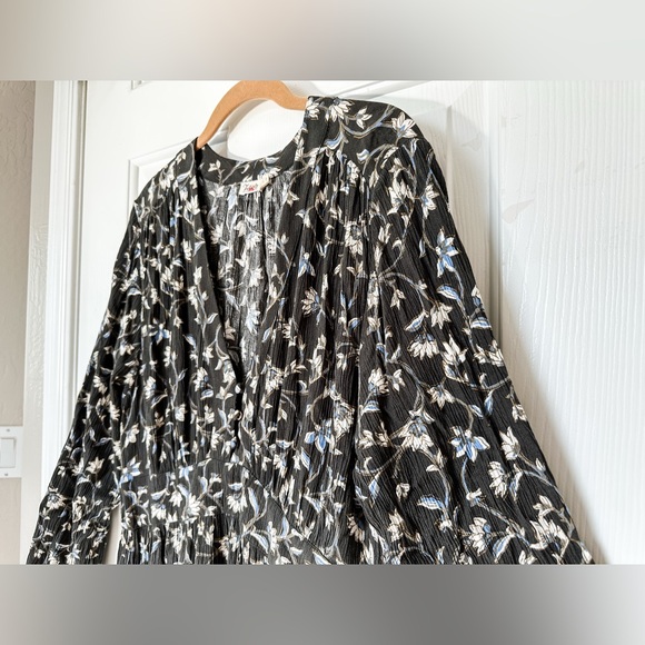 Faherty Dakota Long Sleeve Midi Dress Women’s - Size Large - Picture 6 of 13